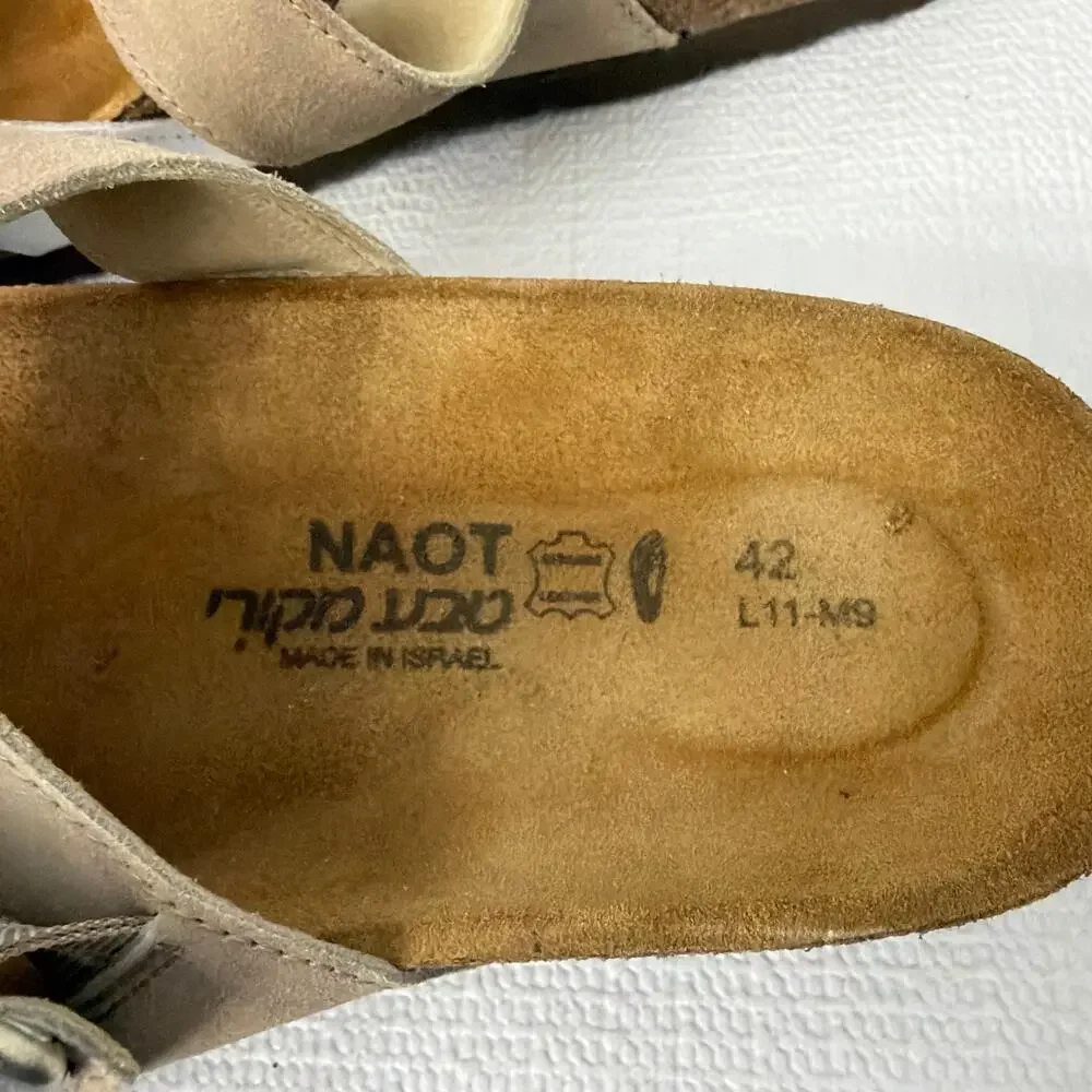Naot Sandals Womens Size 11 Fresno Slip On Comfort Summer